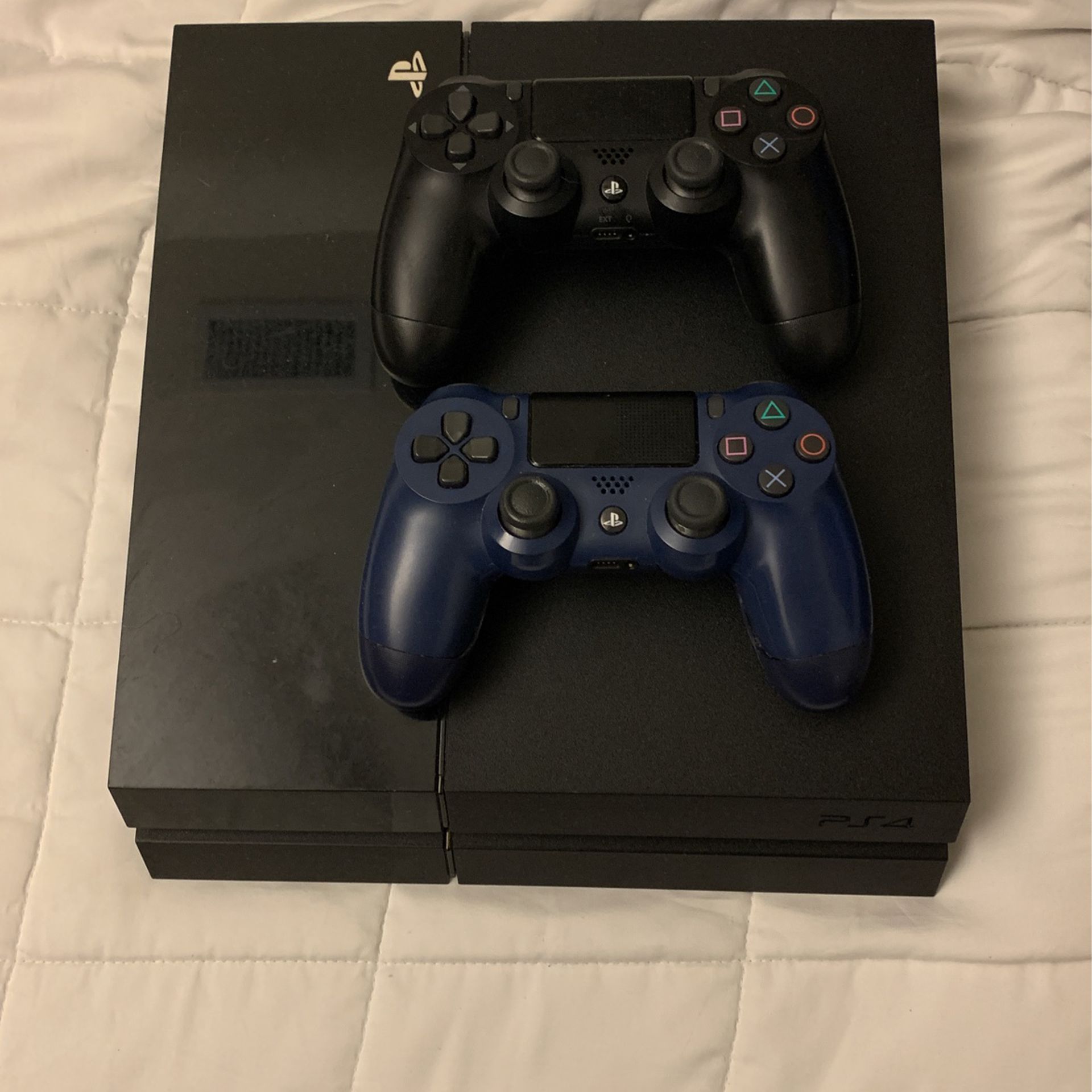 PS4 and 2 Controllers