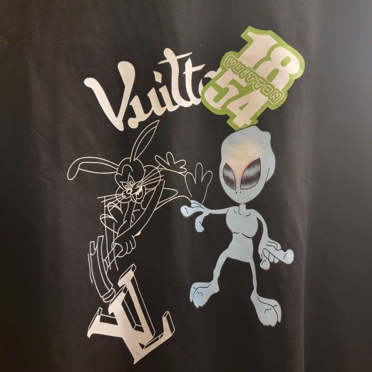 Rare Louis Vuitton Couture T Shirt Cartoon Rabbit Alien Graphic