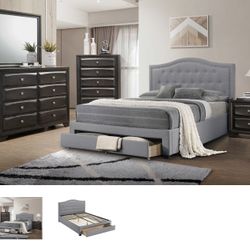 Storage Queen New Beds With Orthopedic Supreme Mattress Included 