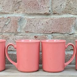Vintage Corning Rose Mugs 