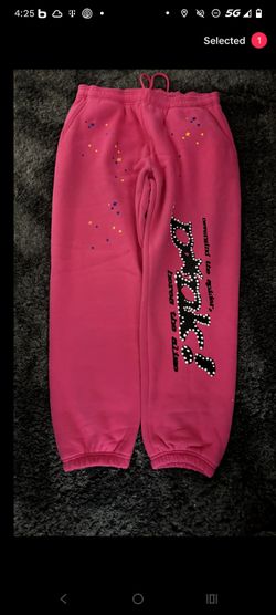 Pink Sp5der sweats