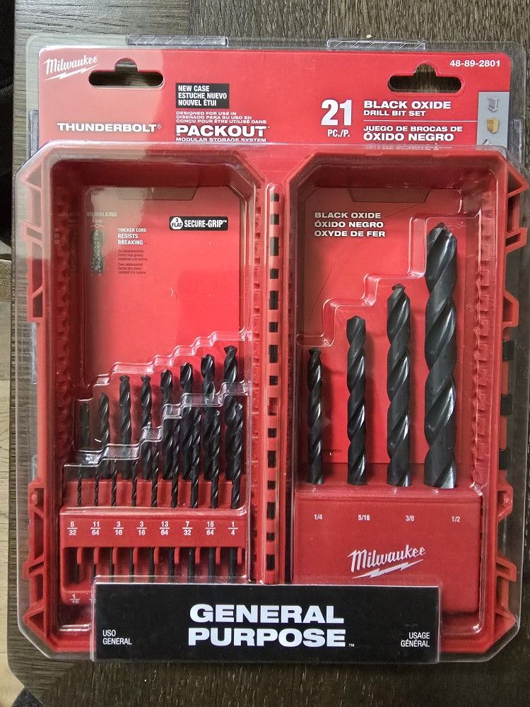MILWAUKEE 21 PC Drill Bit Set