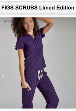 Figs Scrub Set Limited Edition Color Purple Shadow