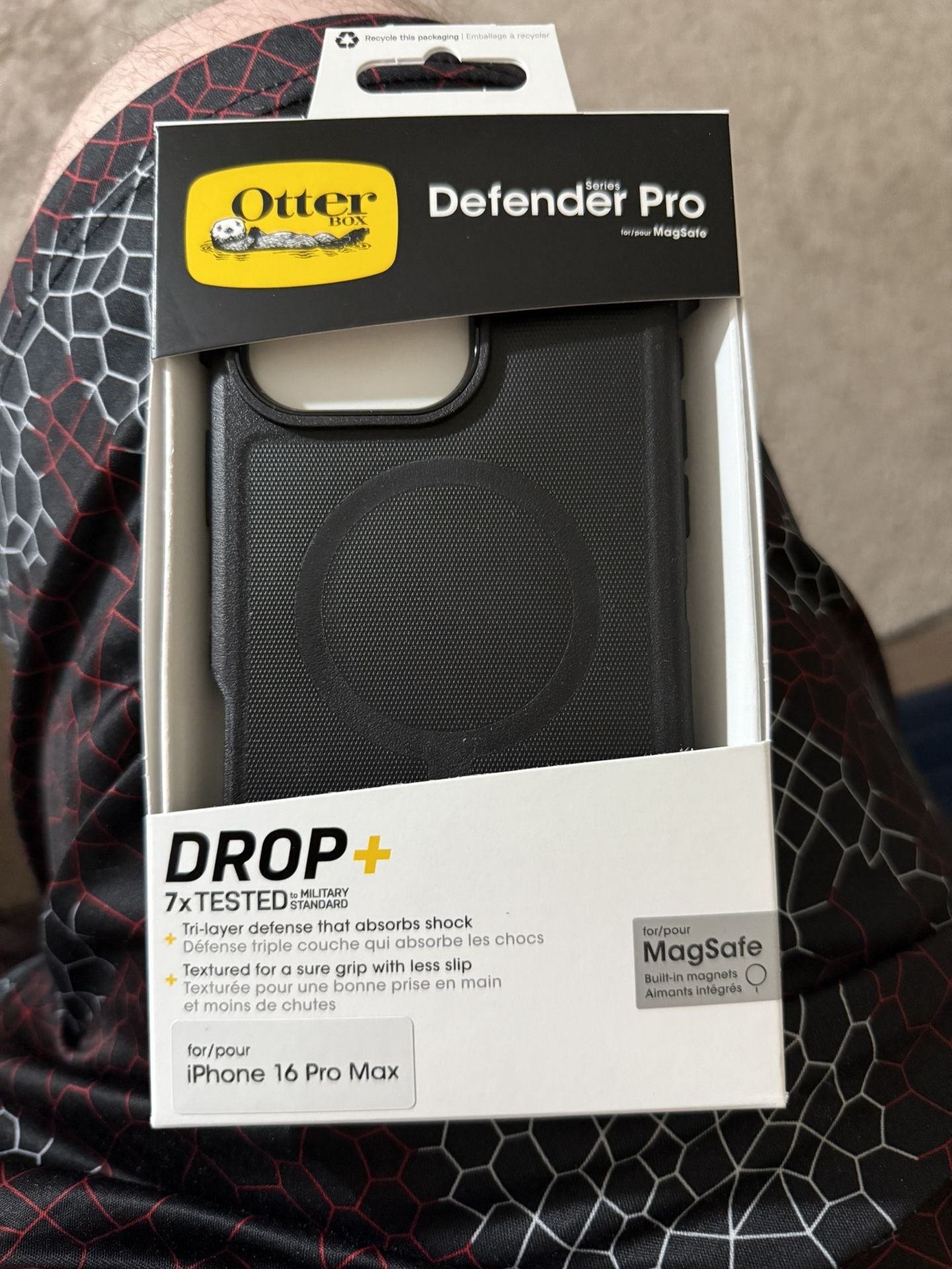 Brand New iPhone 16 Pro Max Otterbox Defender Pro XT Case (Black).