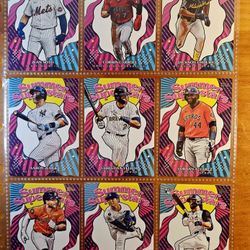 10 Topps Summer Superstars Baseball Card Set