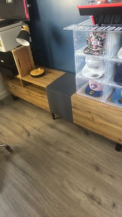 TV Stand / Console / Credenza Modern wood  15x70 inches clean