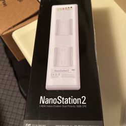 Nano station 2 With Poe Adapter And AC Adapter Nano Station 