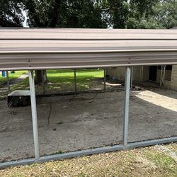 Heavy Duty Metal Carport With Weight Stand