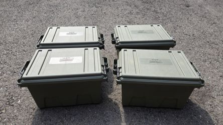 4 ACR7-18 Ammo Crate Utility Box – 890 Army Green