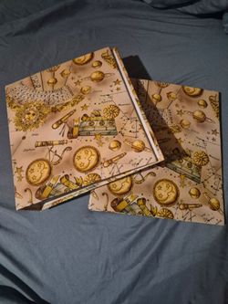 Vintage Y2K Tri-Coastal Design Celestial 3-Ring Photo Albums | Set of 2 Matching Whimsigoth Sun Moon Clear Pocket Binder Albums
