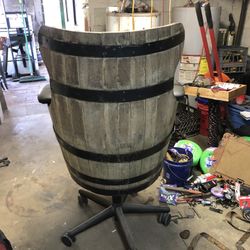 George Dickel Whiskey Barrel Chair 