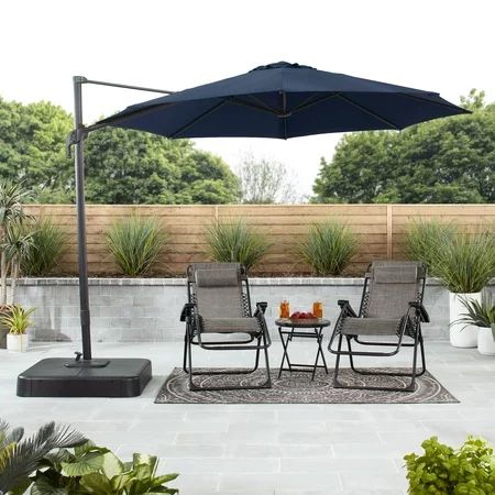 Mainstays 10’ Undelivered 360 Patio Umbrella Cantilever 