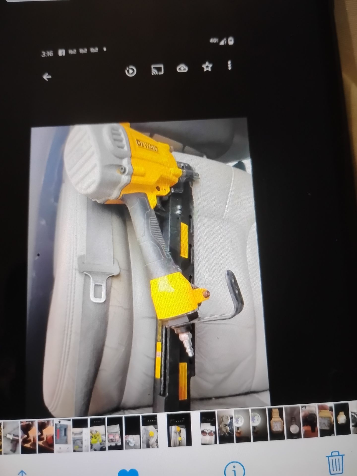 DeWalt nail gun