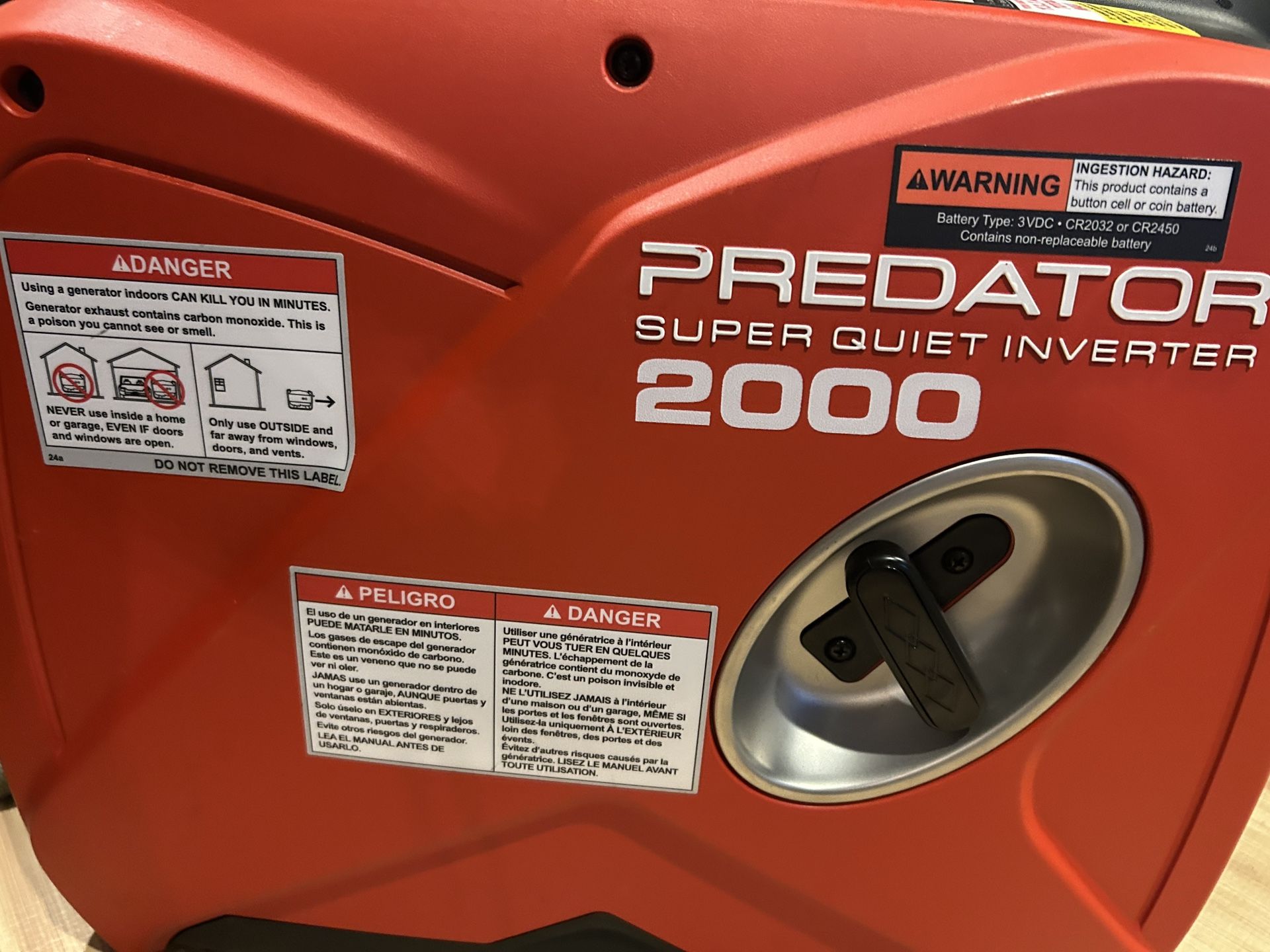 brand New Silent 2000 W Generator From Harbor Freight