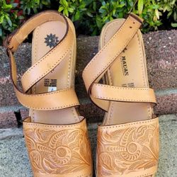 Size 10Women's Huarache Artesenal Mexicano Mexican sandals Multiple Designs Ankle Strap