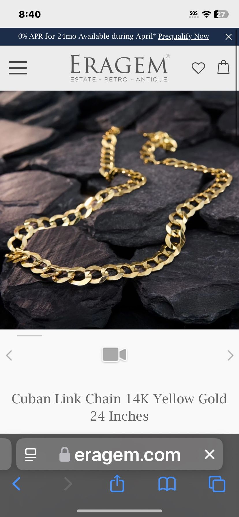 14K Yellow Gold Chains - FJ Fallon Jewelry 