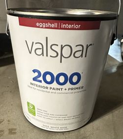 can of Valspar 2000 Interior Paint + Primer
