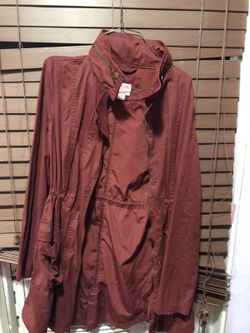 Burgundy jacket