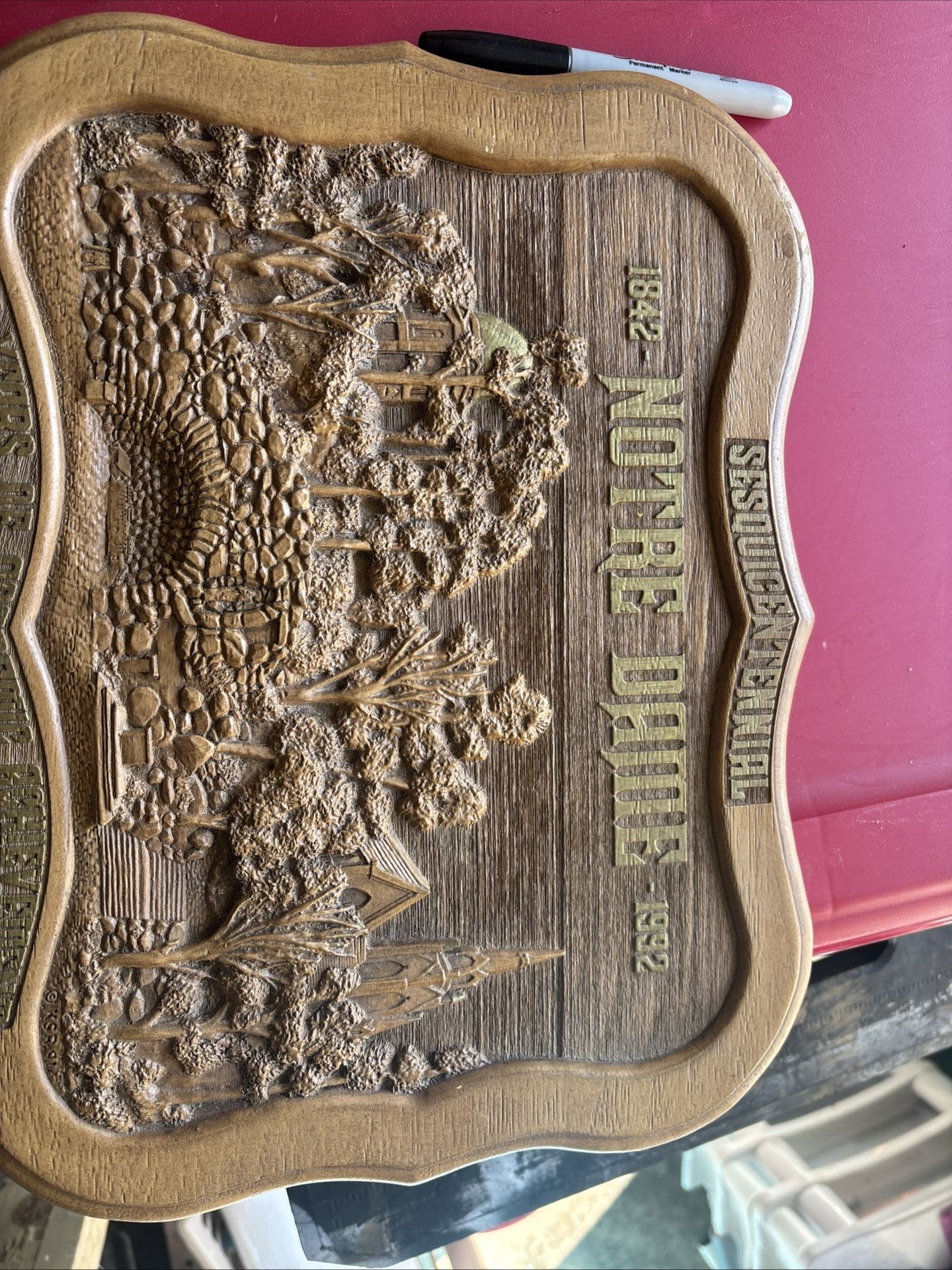 Wood carving Notre Dame