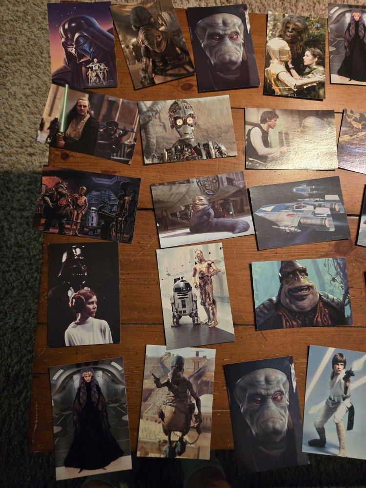 35 Different Vintage Star Wars Post Cards