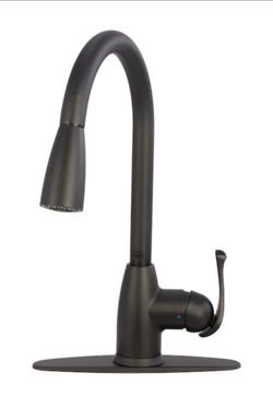 Matte Black Finish Pull Down Kitchen Faucet New In Box