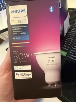 Philips Hue GU10 Color/White Smart Bulbs X4