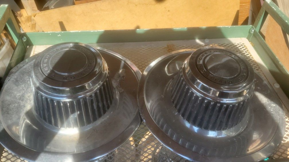 Chevy Rally Caps Original Metal Not Plastic 