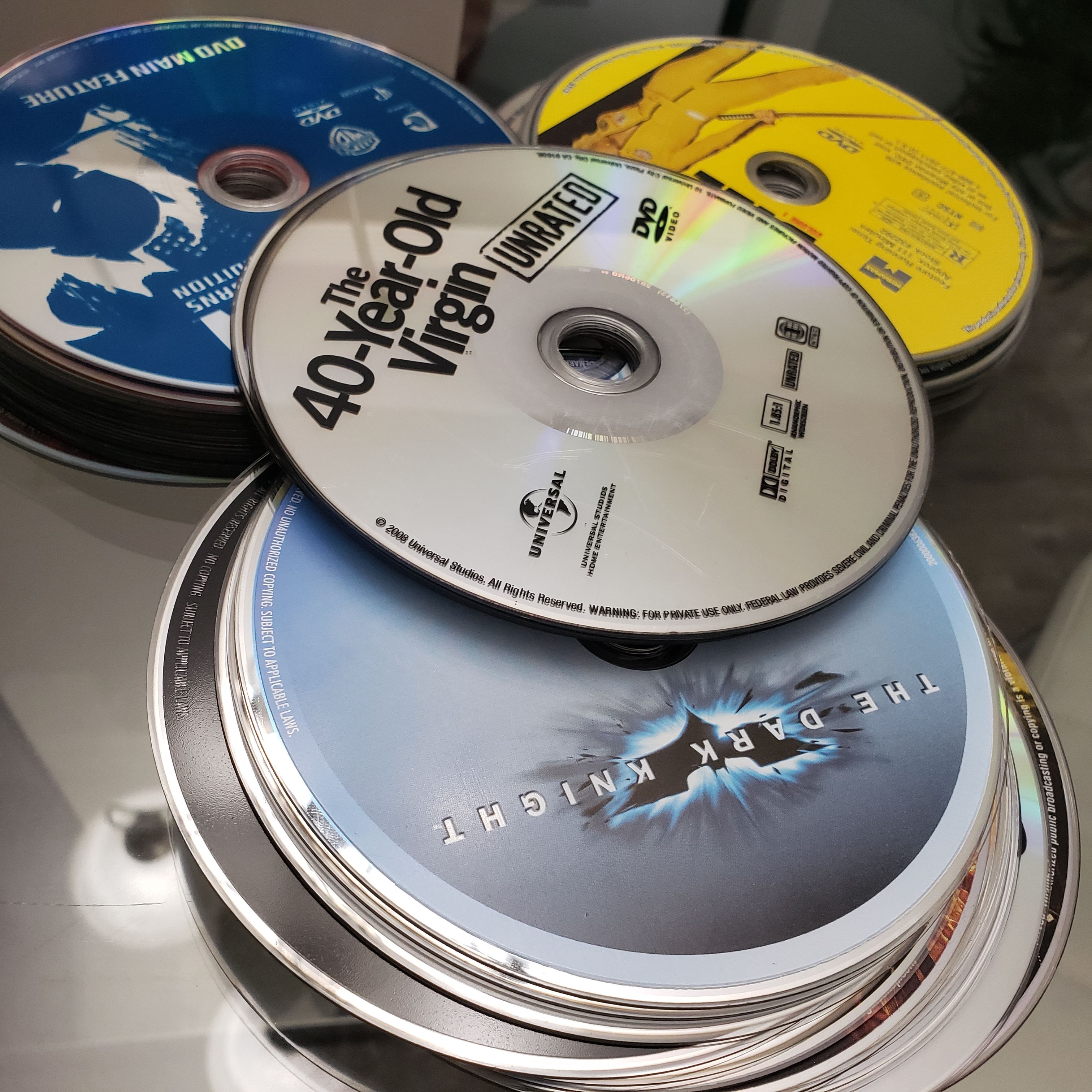 DVD DISC ONLY batman toy story hunger games spiderman dunkirk Kill Bill Toy Story Despicable Me Gran Torino Edge Of Tomorrow Kick-Ass Monsters Inc
