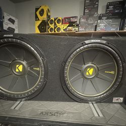 Kicker Comp 15” Subwoofers In Box 