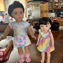American Girl Doll Bundle (2 dolls + accessories)