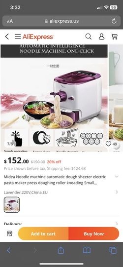 Electric Noodle Machine Dumpling Skin Pasta Press Maker Commercial Home  110V