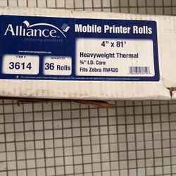 25 4”x81’ Heavyweight Thermal 3/4” I.D. Core