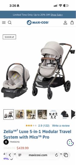 Maxi-Cosi Zelia 5-in-1 Modular Travel System