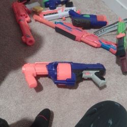 Nerf Guns Decent Condition Reloads Fine Give 