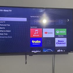 onn. 42" Class FHD (1080P) LED Roku Smart TV (100018254)