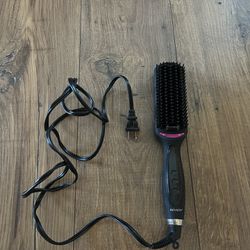 hair straightener brush 
