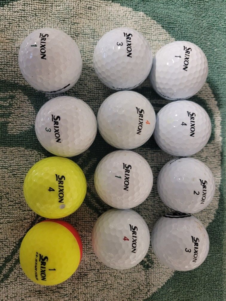 1 dozen srixon golf balls great shape