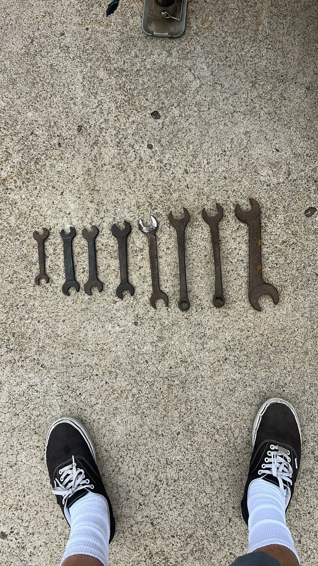Wrenches vintage yard art