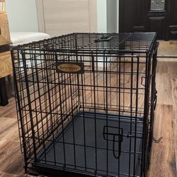 Double Door Dog Cage With Cover