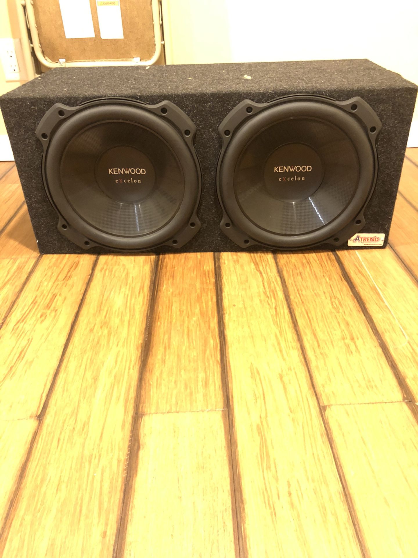 2 12inch KENWOOD excelon Subwoofers