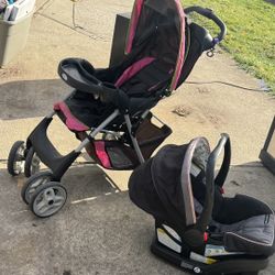 Stroller & Car Seat With Base