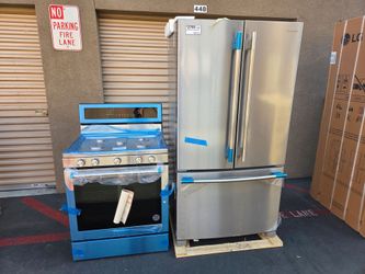 Kitchen Aid combo Refrigerator and gas stove