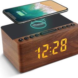 ANJANK Digital LED Alarm Clock FM