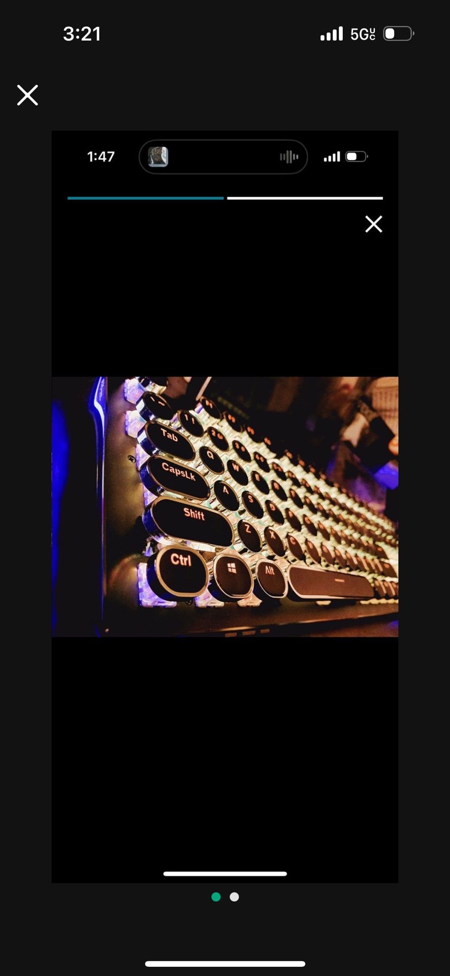 Retro Backlit TYPEWRITER KEYBOARD 