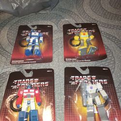 Transformers 3" Keychain Sealed New Complete Set of 4