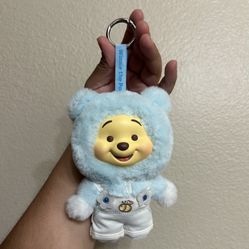 Top Toy Miniso Winnie the Pooh Sweet Candy Bear Vinyl Plush Keychain 🩵
