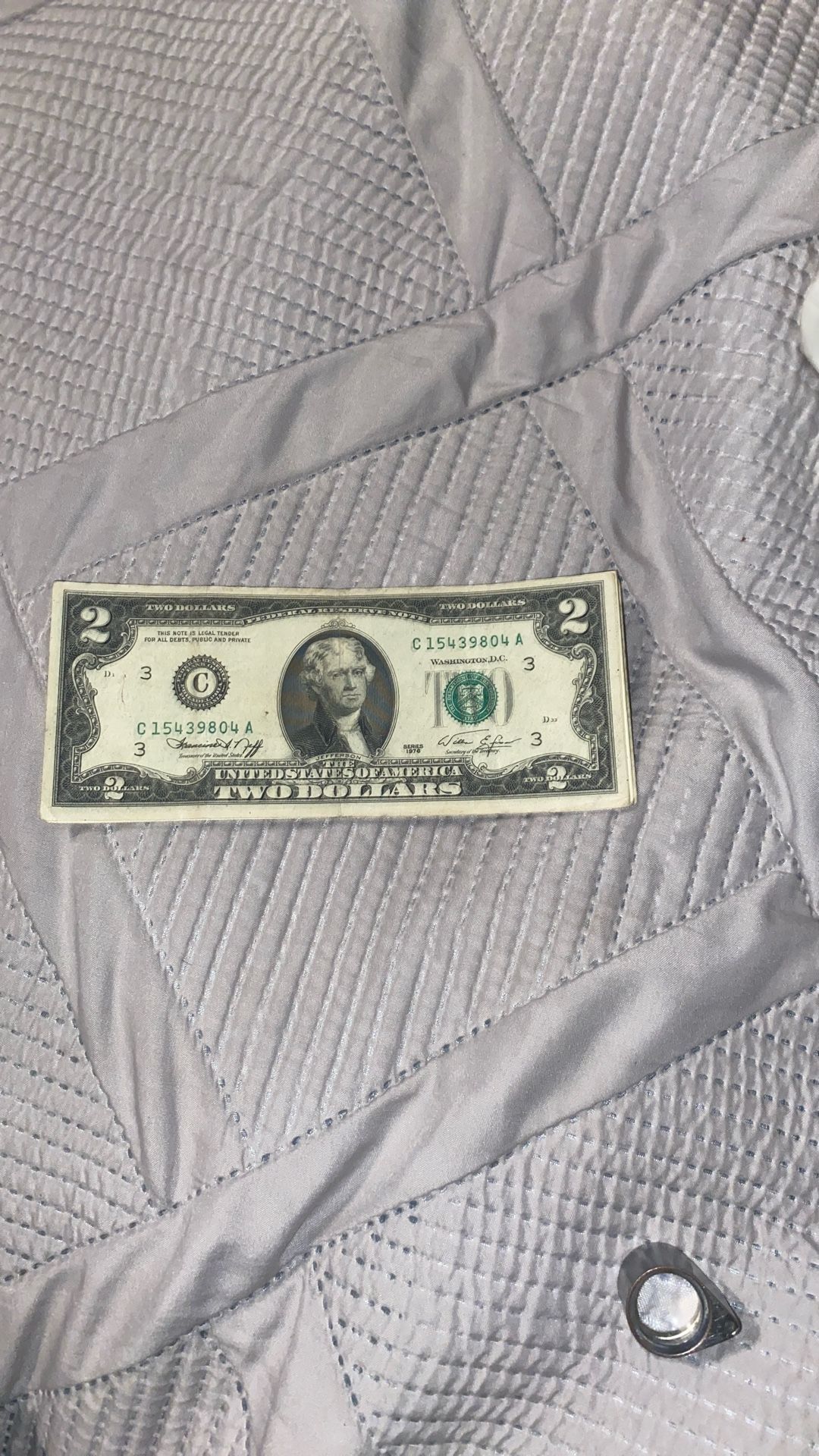 1976 2 Dollar Bill