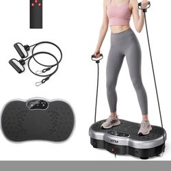 Vibration Plate Exercise Machine - 330lbs Weight Capacity, 120 Speed Levels