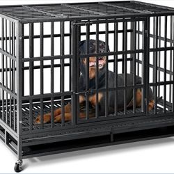 Oranland 48 inch Heavy Duty Dog Crate 