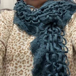 Turquoise Color Scarf 